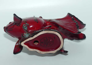 BA39 Royal Doulton Flambe Burslem Artwares Gansu Fish | LE 19/250