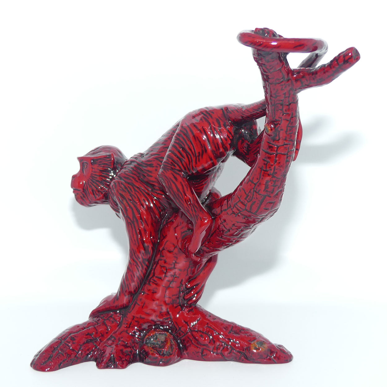 BA40 Royal Doulton Flambe Burslem Artwares Suzhou Monkey | LE 200/250