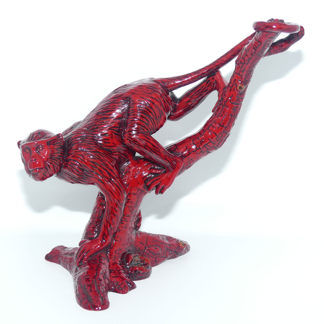 BA40 Royal Doulton Flambe Burslem Artwares Suzhou Monkey | LE 200/250