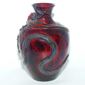 BA04 Royal Doulton Burslem Artwares Flambe | Kowloon Dragon vase | LE 5/150