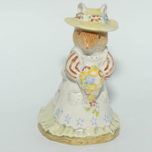 DBH1 Royal Doulton Brambly Hedge figure | Poppy Eyebright | Cream Bonnet and Dress