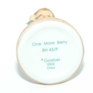 BH045/P Berta Hummel figure by Goebel | One More Berry