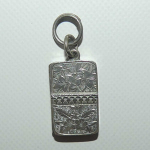 Victorian era Sterling Silver rectangular shape photo locket | Birmingham 1882 | George Unite