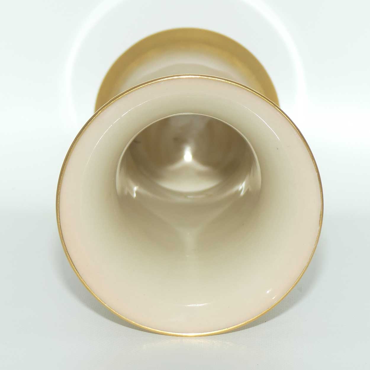 Royal Worcester hand painted Roses G923 trumpet vase (Blake)