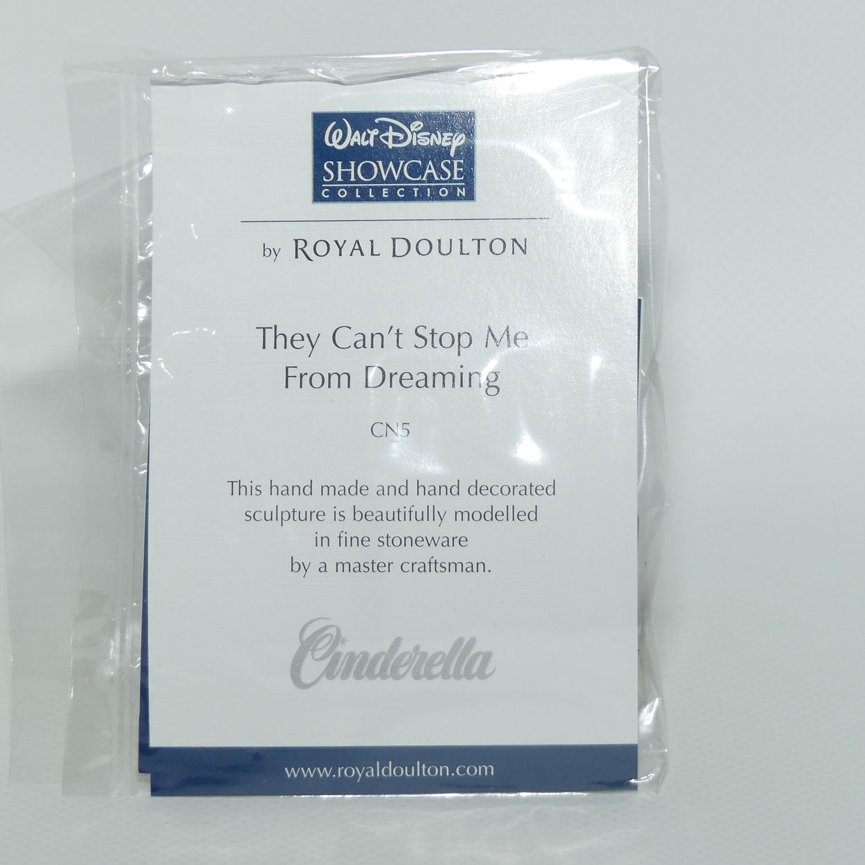 CN5 Royal Doulton Walt Disney Showcase | Cinderella | They Can't Stop Me from Dreaming