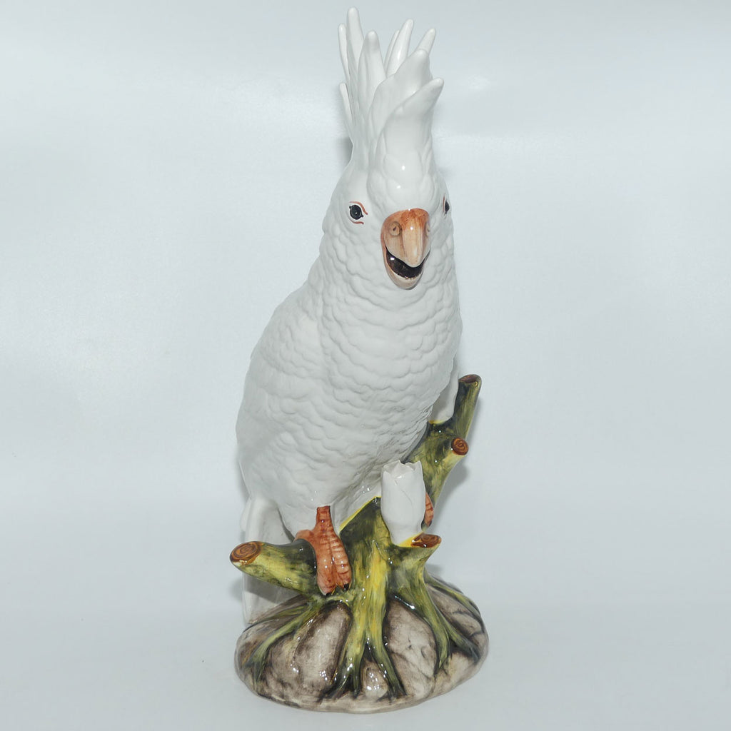 Ethan Allen Italy large figure of a Crested Cockatoo