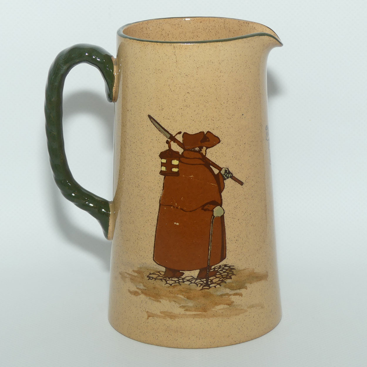 Royal Doulton Nightwatchman jug | Breda shape | Whieldon Glaze | D1460