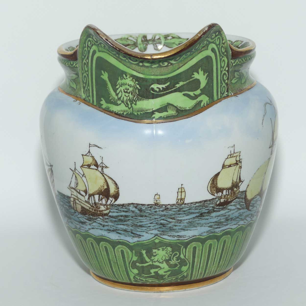 Royal Doulton Galleons large jug D1778 | Castle shape