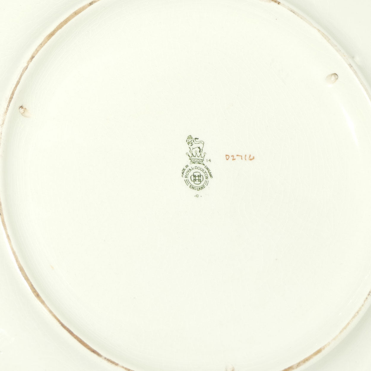 Royal Doulton Coaching Days wall charger D2716 | Green border