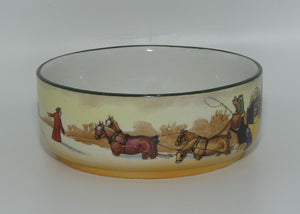 Royal Doulton Coaching Days cubed sugar bowl D2716 | Deep Snow