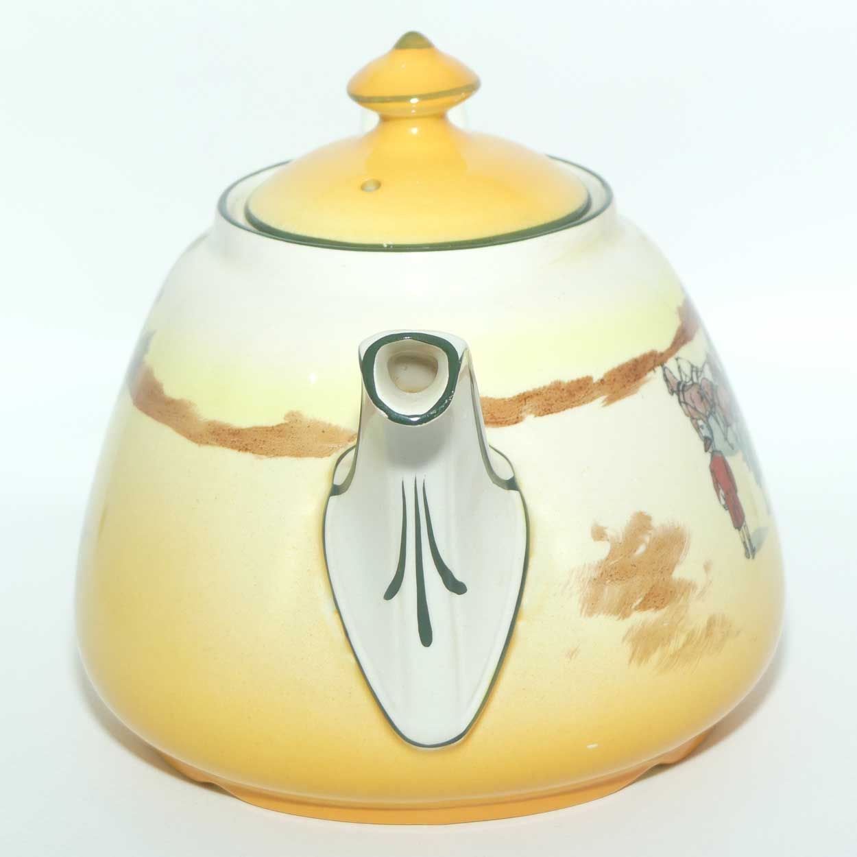 Royal Doulton Coaching Days Joan shape tea pot | Medium D2716