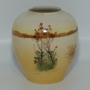 Royal Doulton Coaching Days small ovoid vase | Shape 7657 | D2716