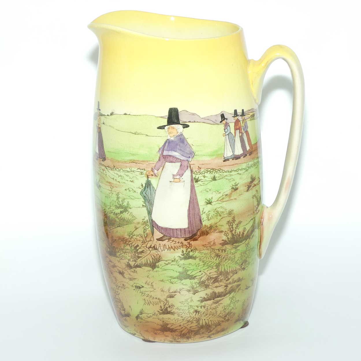 Royal Doulton Welsh pattern Mayfair shape jug and basin set D2717