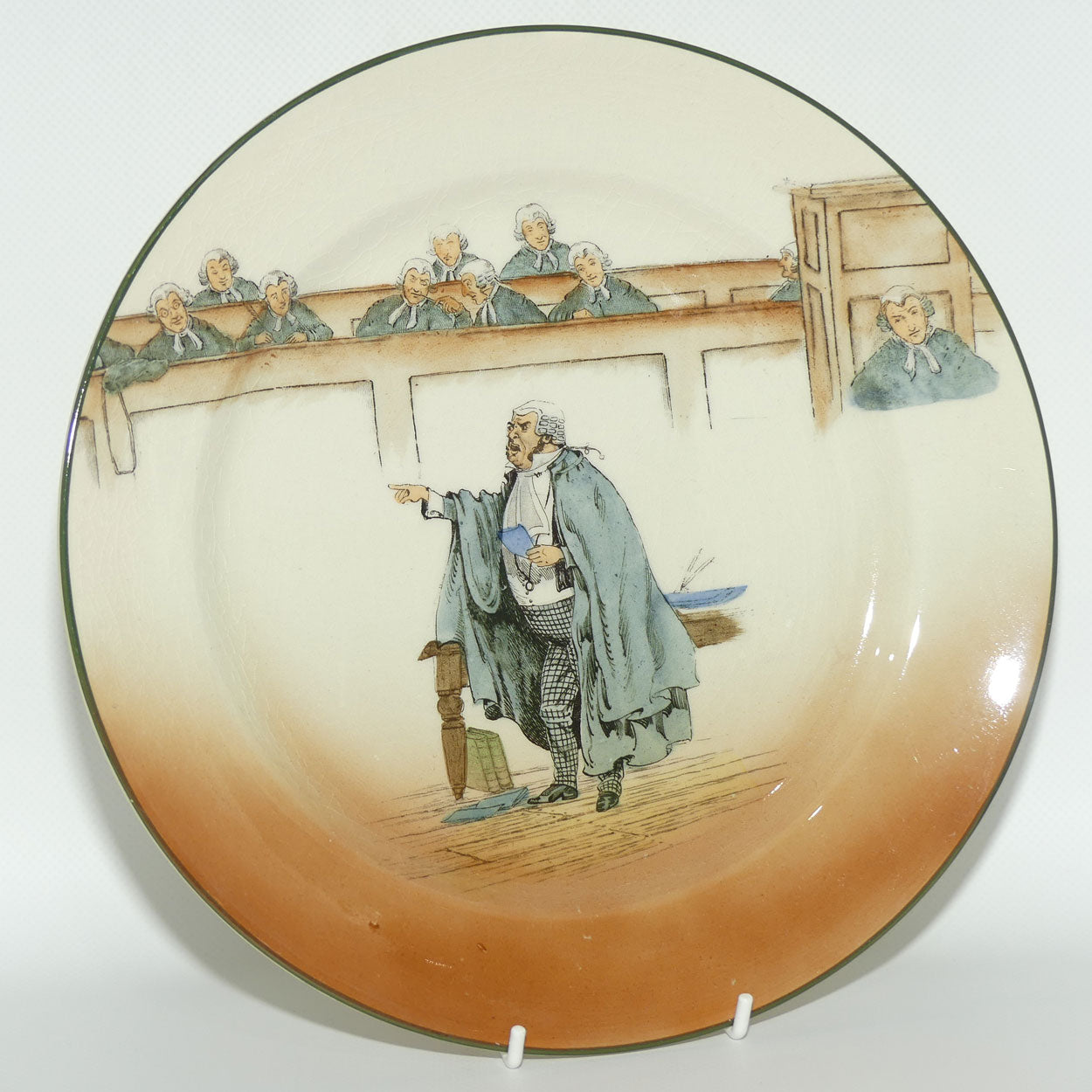 Royal Doulton Dickens Sergeant Buzfuz plate D2973 | 26cm