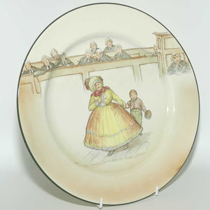 Royal Doulton Dickens Mrs Bardell rack plate D2973 | 26cm diam