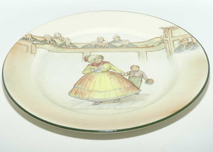 Royal Doulton Dickens Mrs Bardell rack plate D2973 | 26cm diam