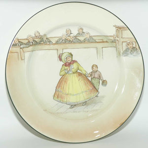 Royal Doulton Dickens Mrs Bardell rack plate D2973 | 26cm diam