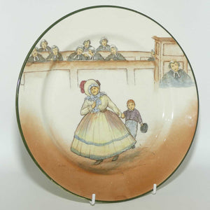 Royal Doulton Dickens Mrs Bardell rack plate D2973 | 24cm diam