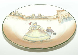 Royal Doulton Dickens Mrs Bardell rack plate D2973 | 24cm diam