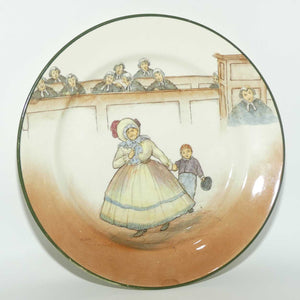 Royal Doulton Dickens Mrs Bardell rack plate D2973 | 24cm diam