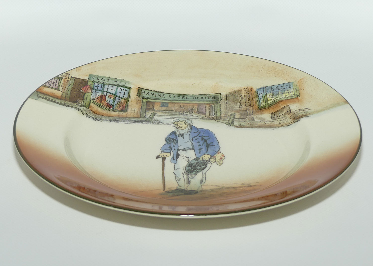 Royal Doulton Dickens Old Peggoty plate | 24cm | D2973