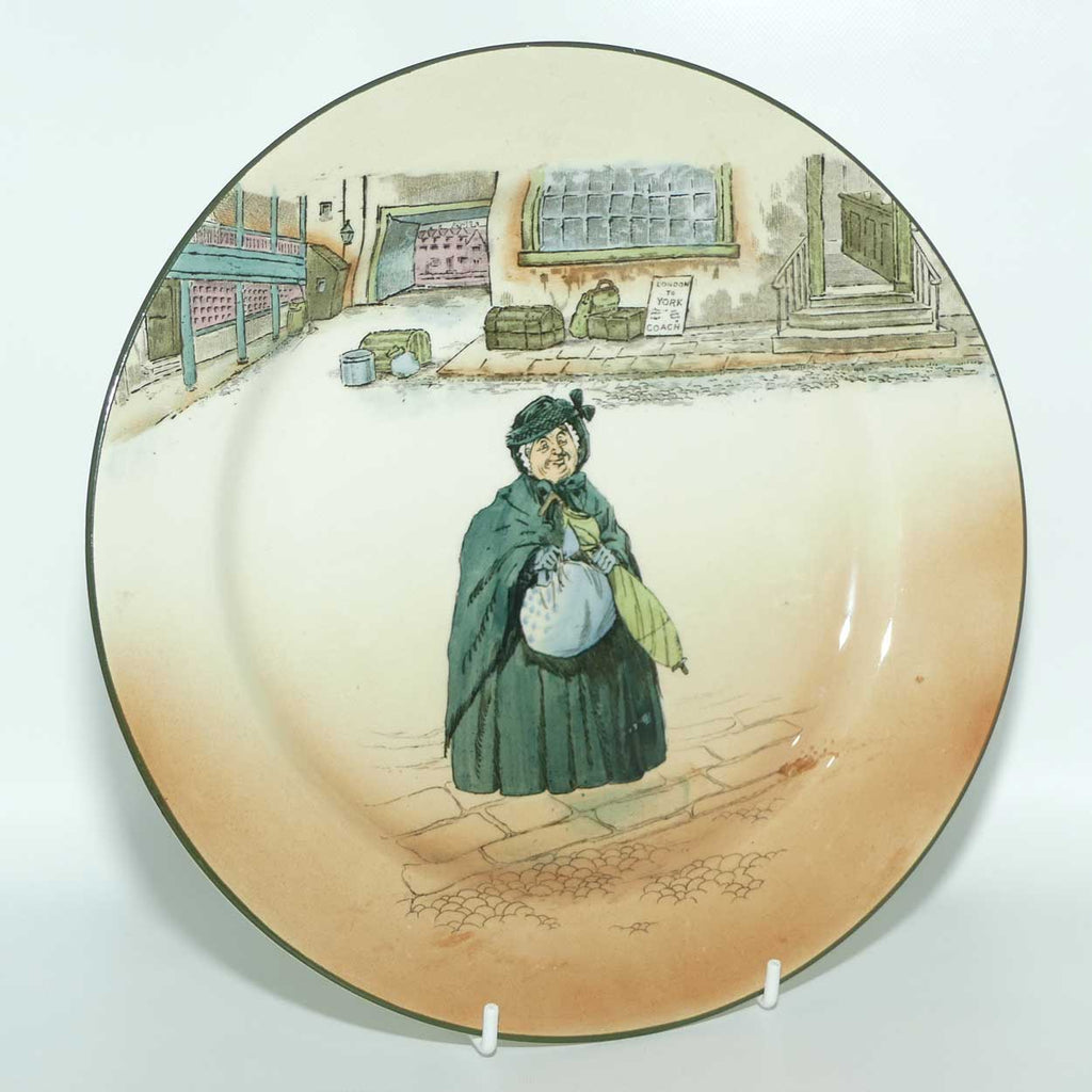 Royal Doulton Dickens Sairey Gamp rack plate D2973 | early example