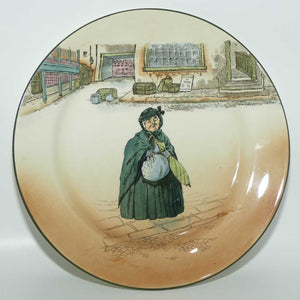 Royal Doulton Dickens Sairey Gamp rack plate D2973 | early example