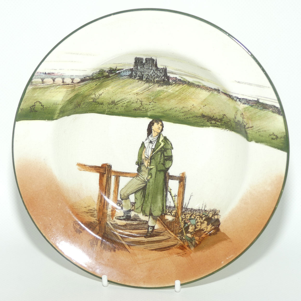 Royal Doulton Dickens Sydney Carton rimmed bowl D2793 | 19.5cm