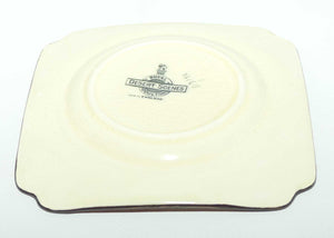 Royal Doulton Desert Scenes square plate D3192 | Scene 2