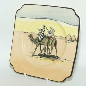 Royal Doulton Desert Scenes square plate D3192 | Scene 4