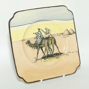 Royal Doulton Desert Scenes square plate D3192 | Scene 4