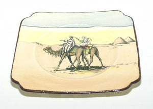 Royal Doulton Desert Scenes square plate D3192 | Scene 4