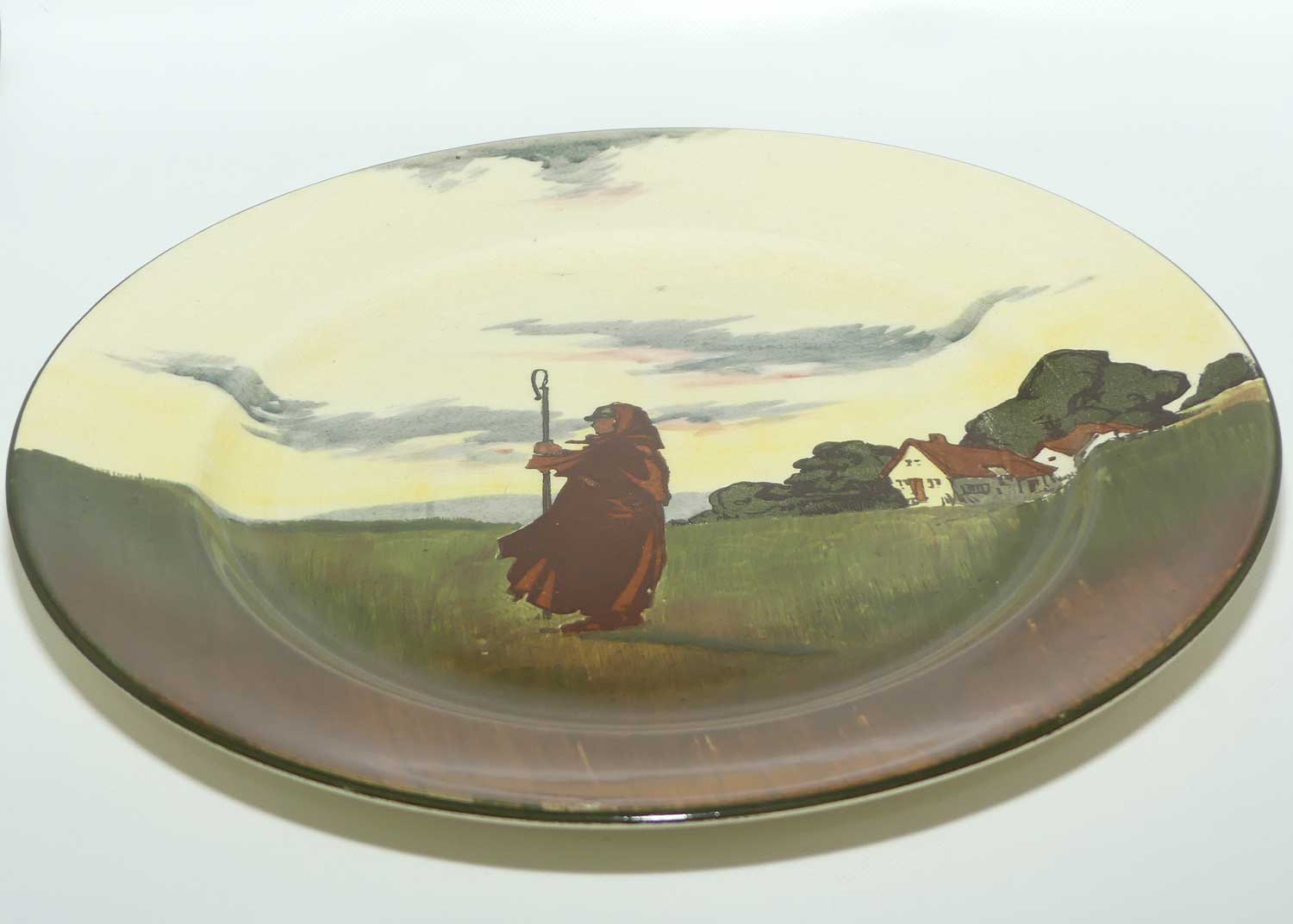 Royal Doulton Farmworkers Silhouette plate D3356 | 26cms | #1
