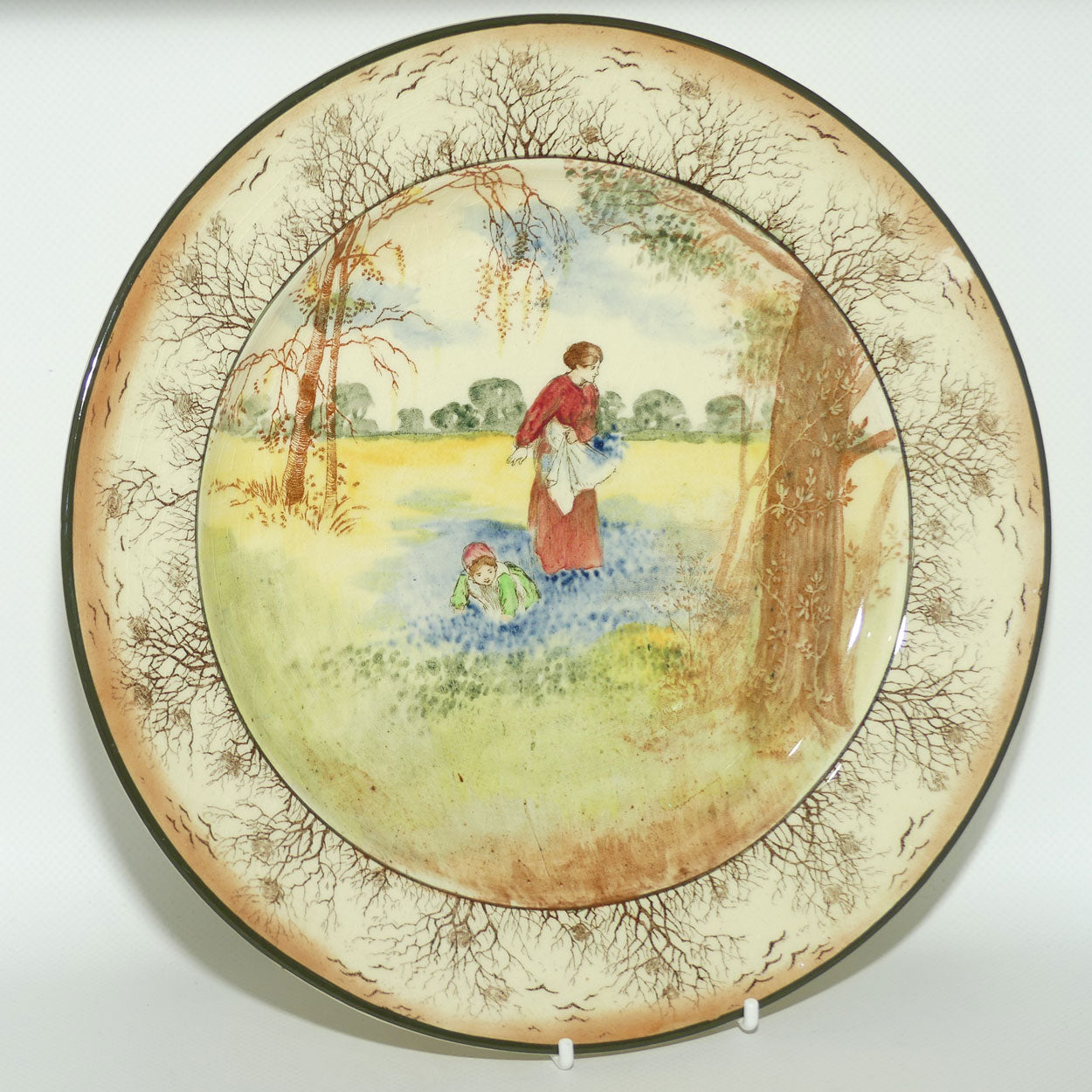 Royal Doulton Bluebell Gatherers plate | D3812