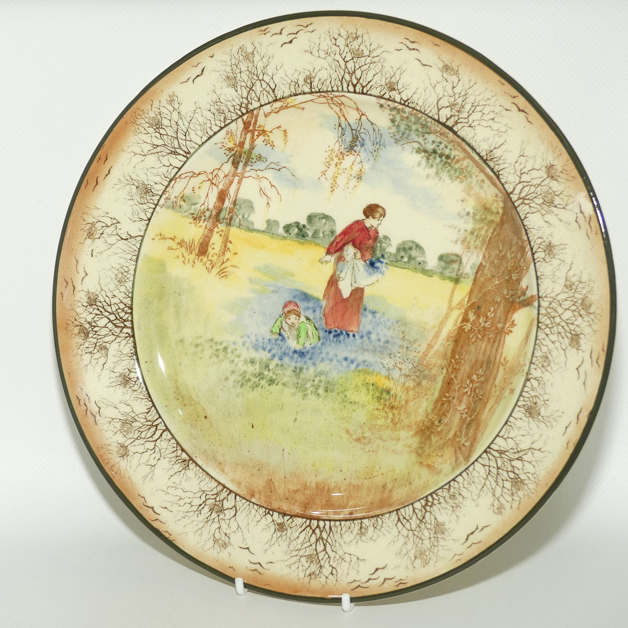 Royal Doulton Bluebell Gatherers plate | D3812
