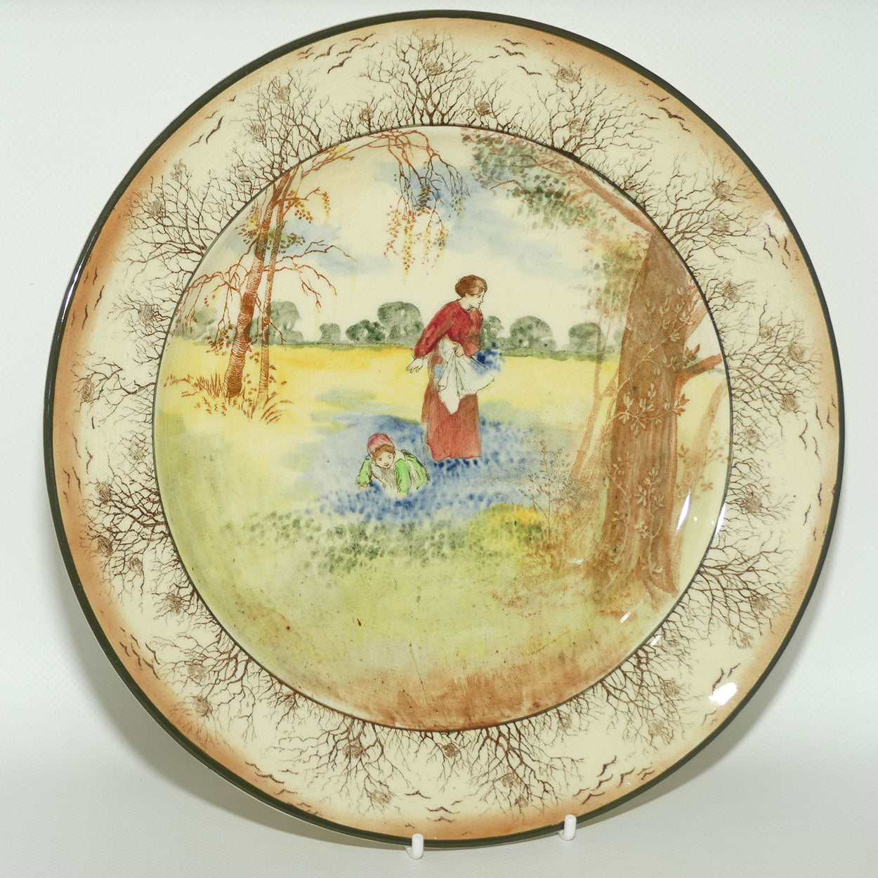 Royal Doulton Bluebell Gatherers plate | D3812