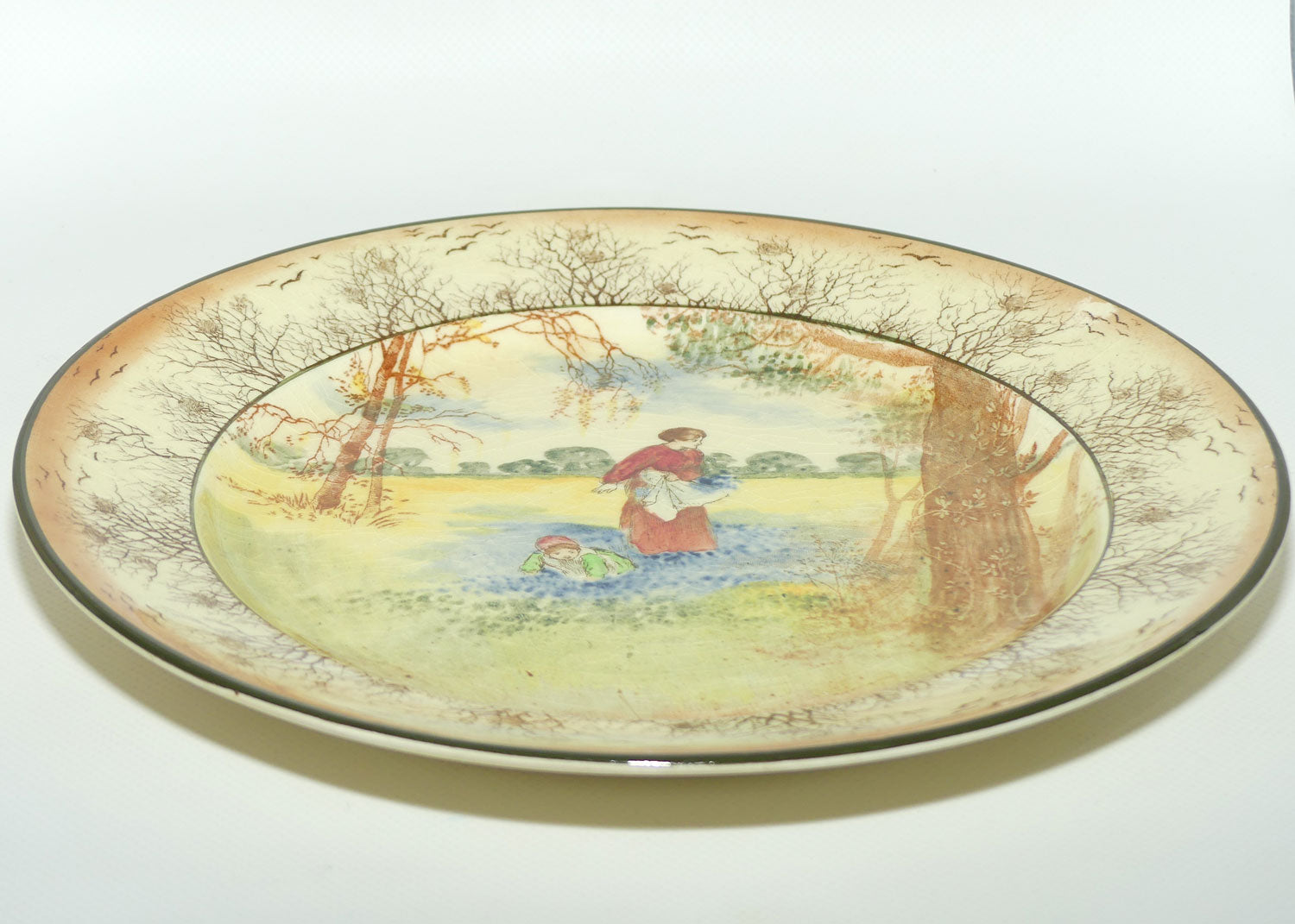 Royal Doulton Bluebell Gatherers plate | D3812