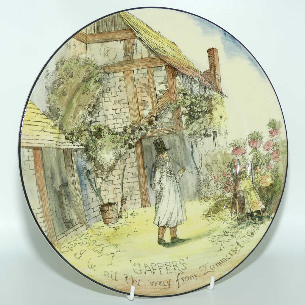 Royal Doulton Gaffers plate | Early colour | 26.5cm | D4210