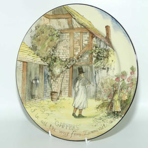 Royal Doulton Gaffers plate | Early colour | 26.5cm | D4210