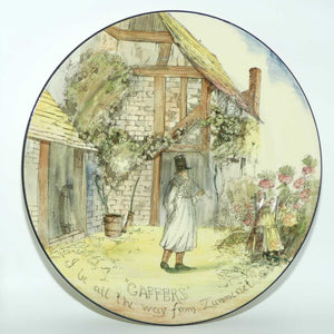 Royal Doulton Gaffers plate | Early colour | 26.5cm | D4210