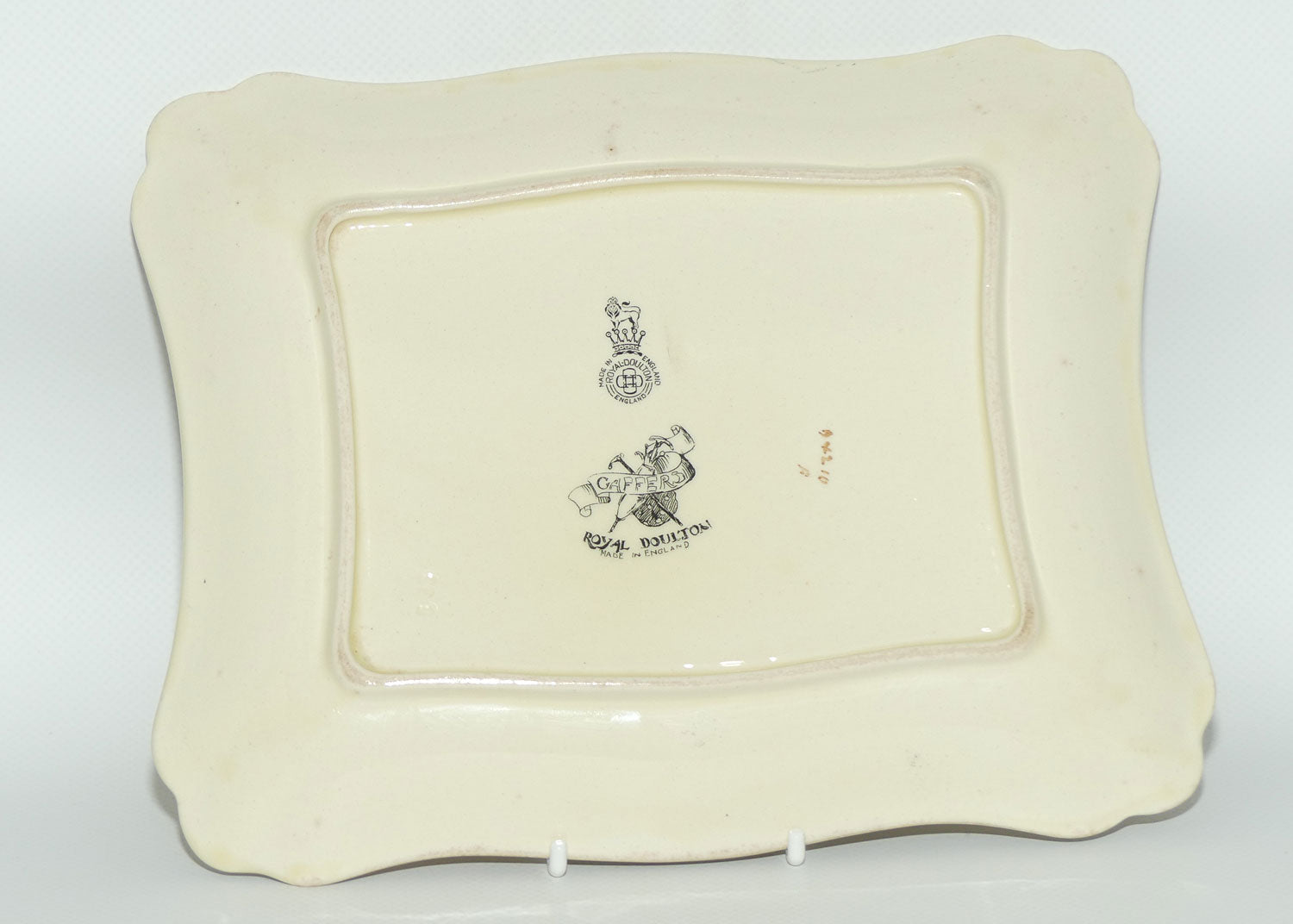 Royal Doulton Gaffers rectangular tray D4210 | I be all the way from Zummerset