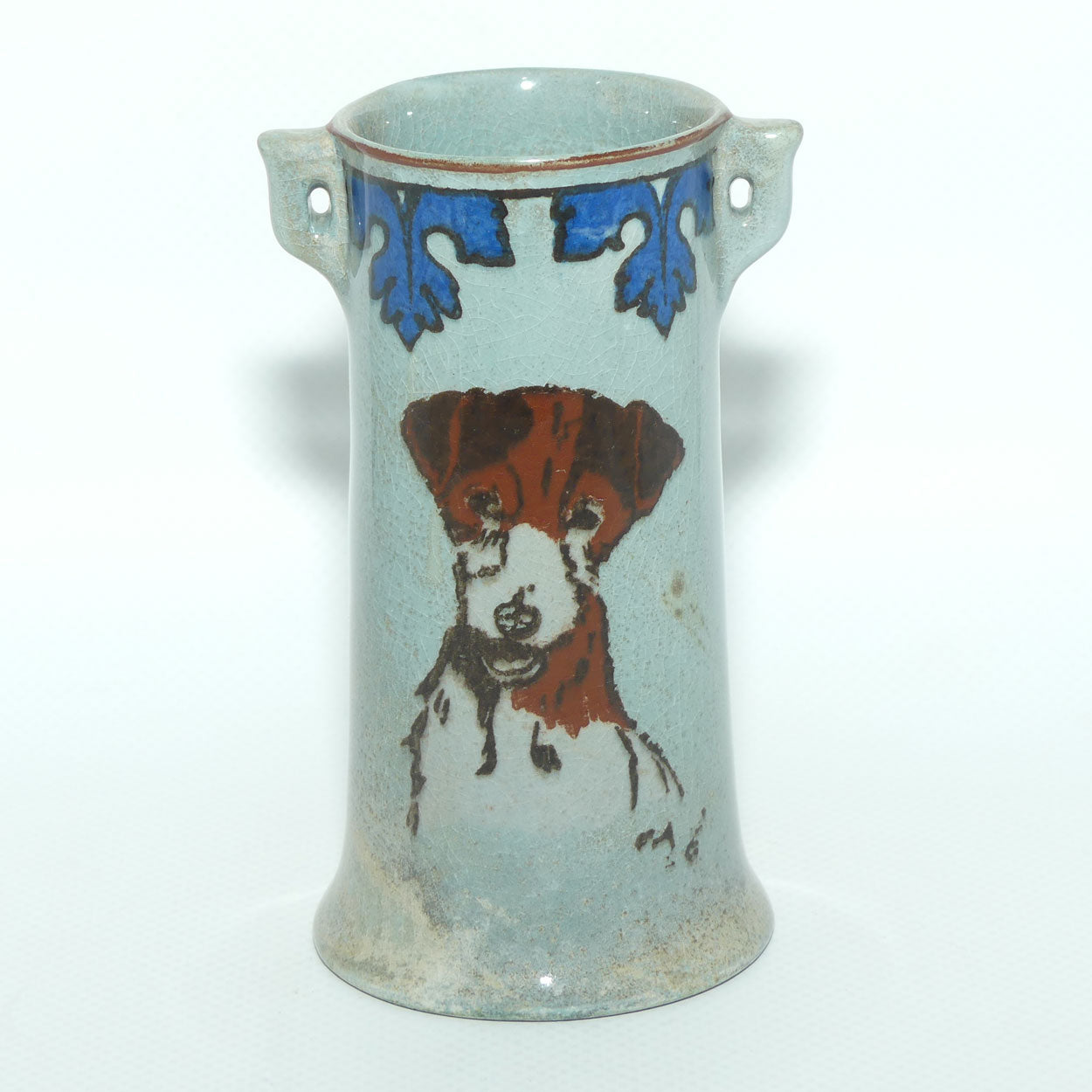 Royal Doulton Cecil Aldins Dogs vase D4525 | Titanian Glaze