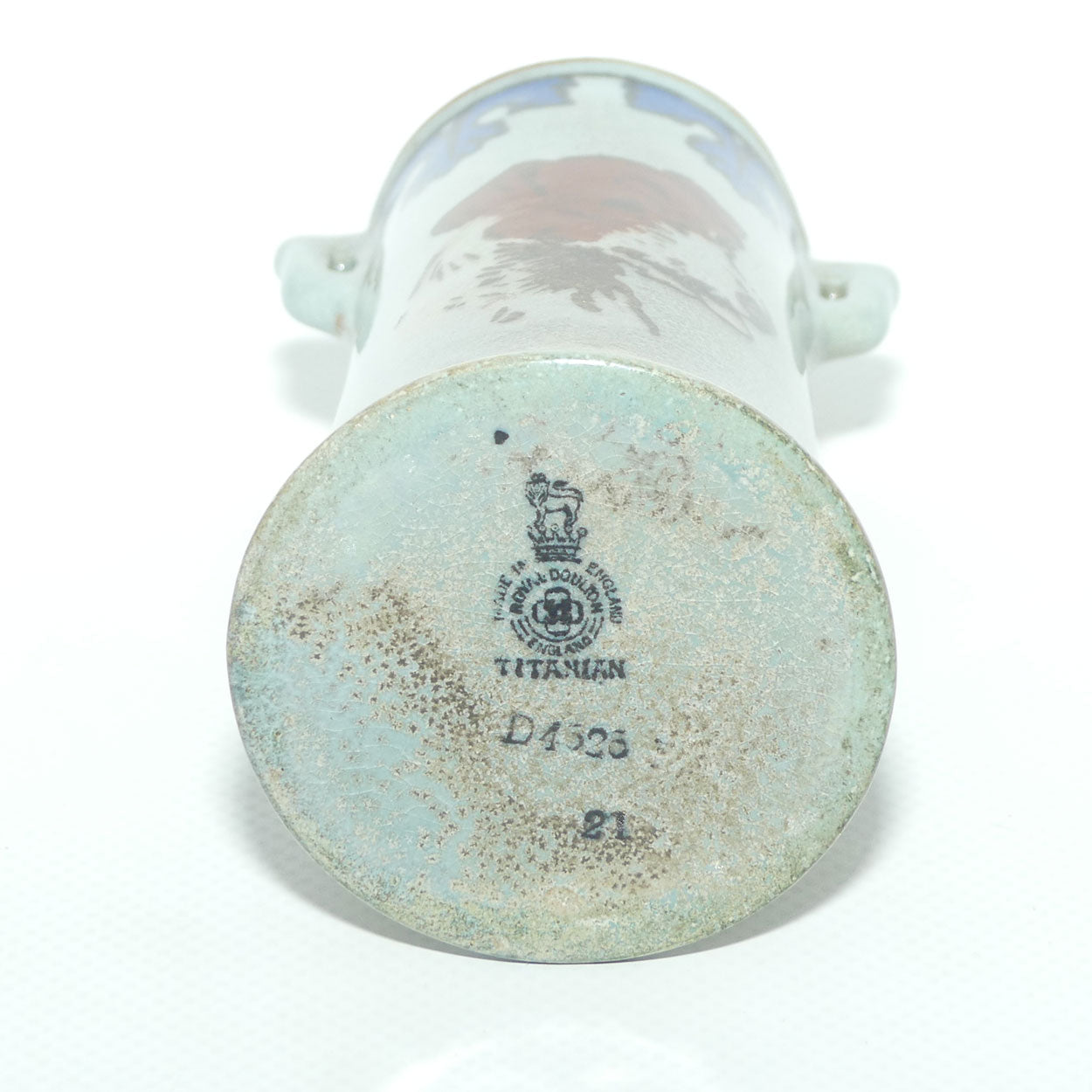 Royal Doulton Cecil Aldins Dogs vase D4525 | Titanian Glaze