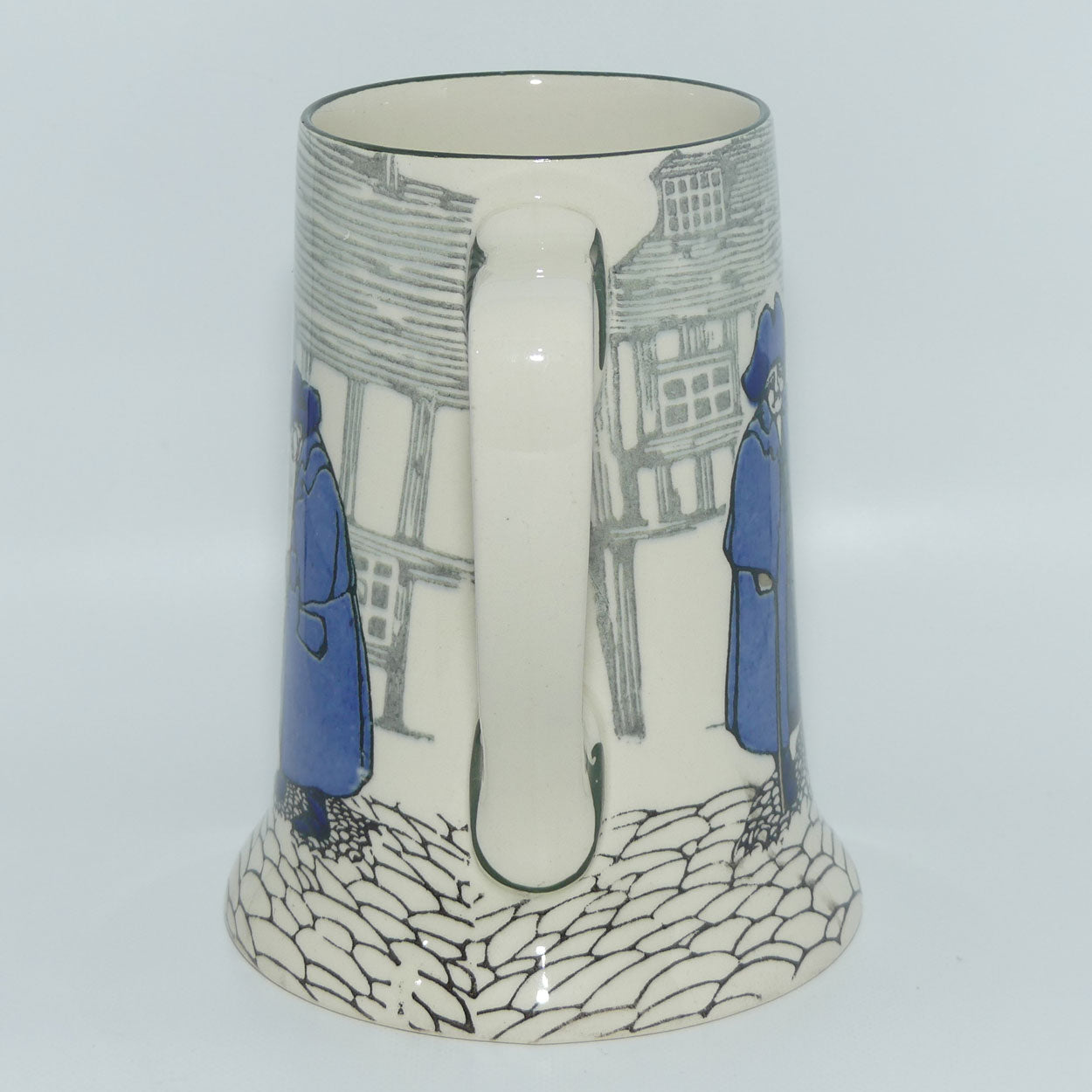 Royal Doulton Nightwatchman ale tankard D4746 | Blue and White
