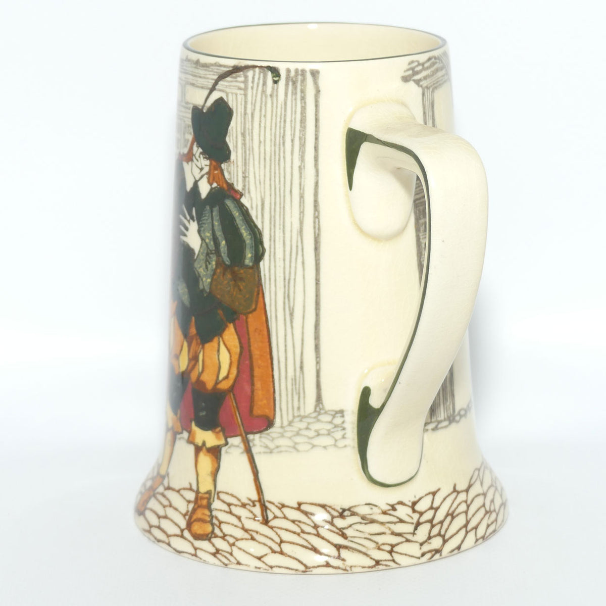 Royal Doulton Shakespearean Knights tankard D4750 | Sir Andrew Aguecheek