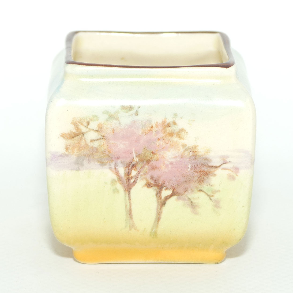 Royal Doulton English Cottages A vase mini box section vase D4987
