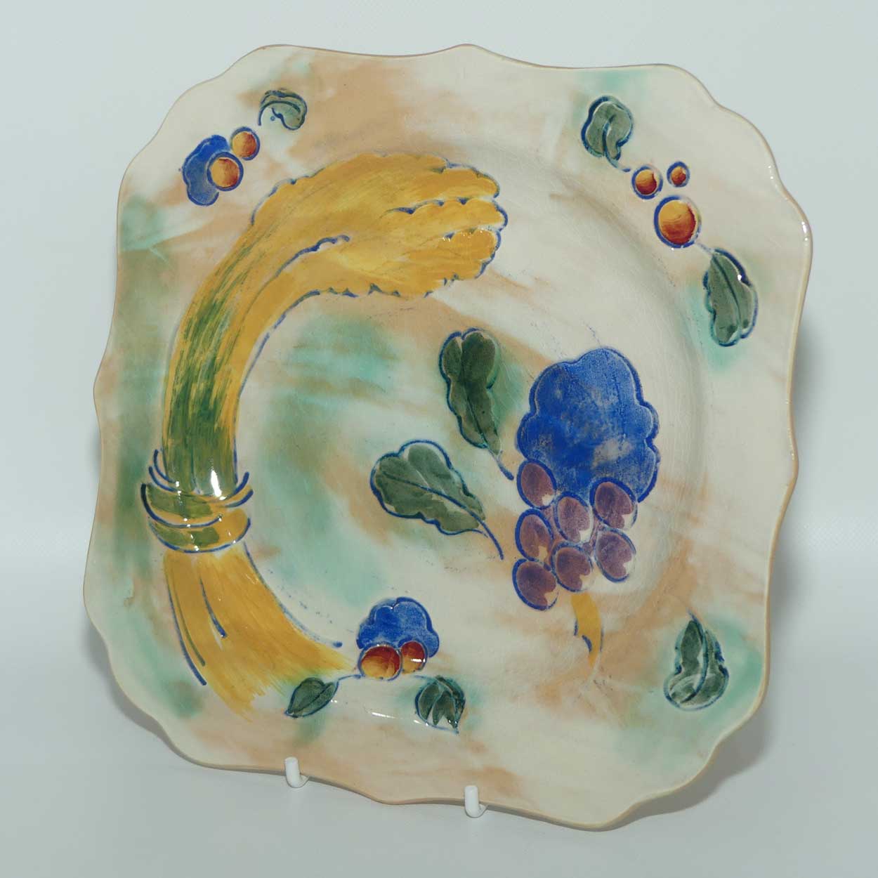 Royal Doulton Art Deco Brangwyn Ware plate | Square | D5034