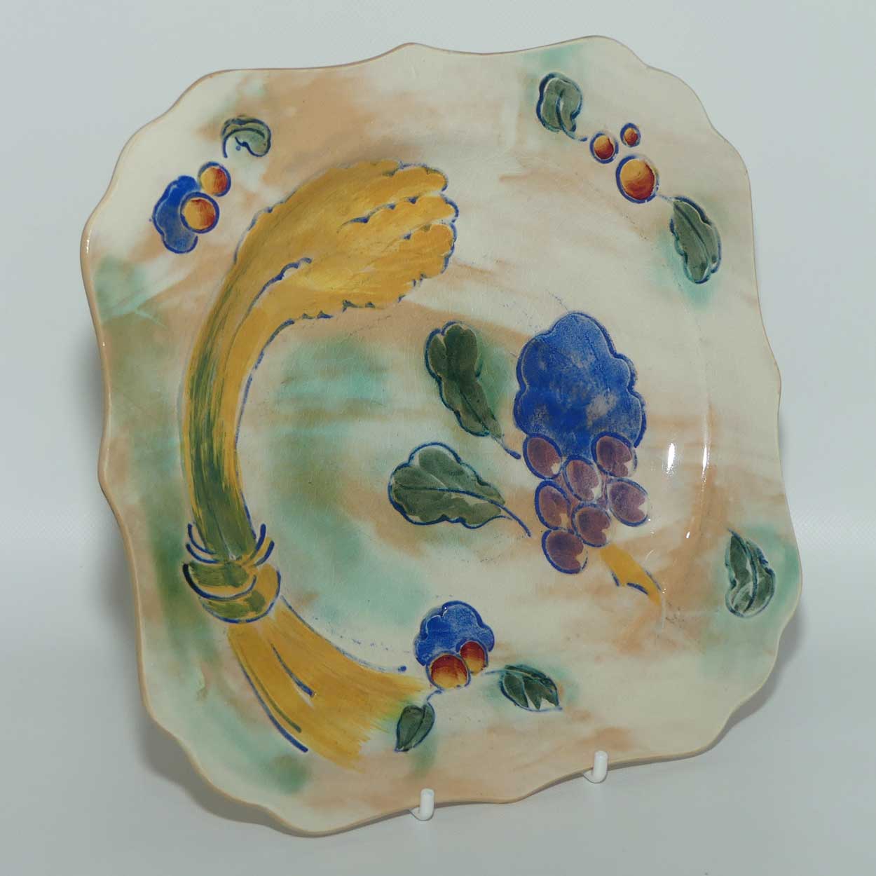 Royal Doulton Art Deco Brangwyn Ware plate | Square | D5034