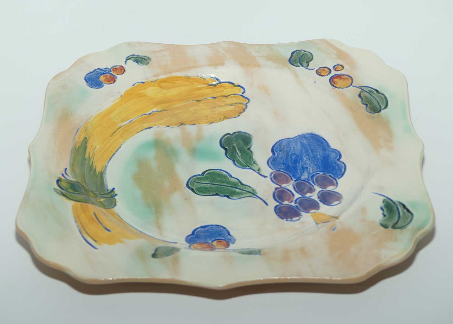 Royal Doulton Art Deco Brangwyn Ware plate | Square | D5034