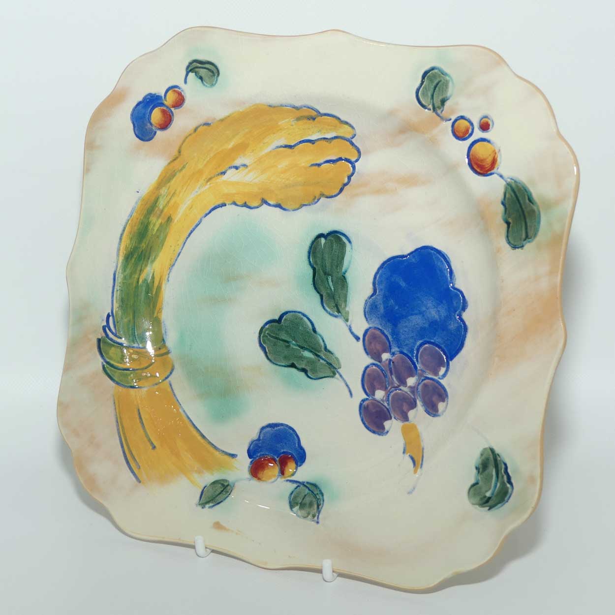 Royal Doulton Art Deco Brangwyn Ware plate | Square | D5034 